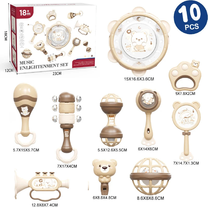 Brozebra Baby Musical Instrument Set — Montessori Sensory Learning Toy