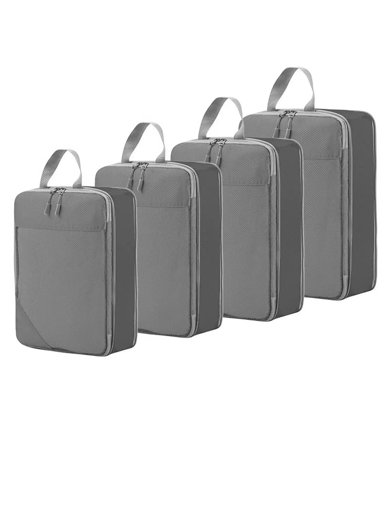 Compression Packing Cubes — Expandable Suitcase Organizers for Travel