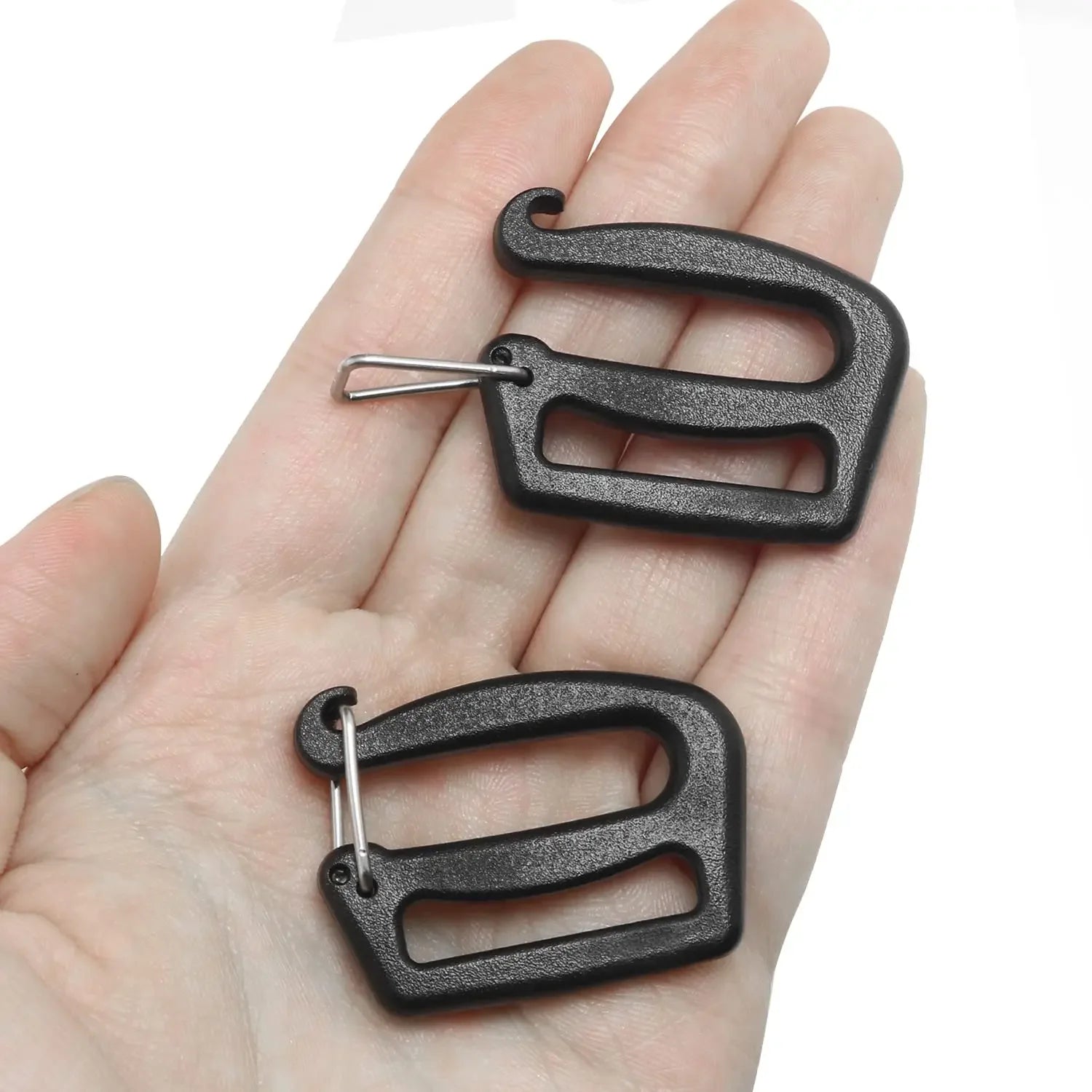 G Hook Webbing Buckles — Durable Plastic Adjuster for Bags and Belts