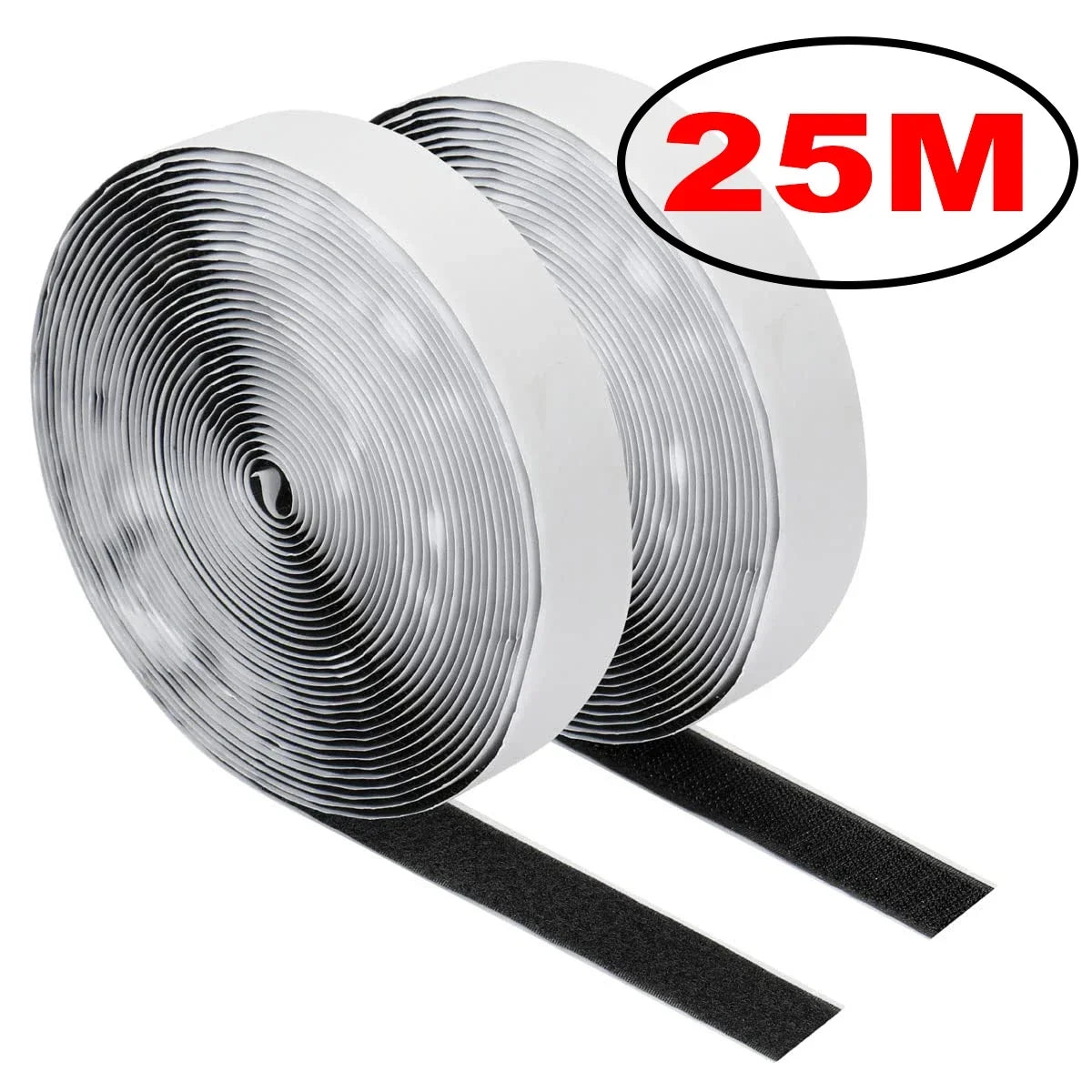 Self-Adhesive Hook and Loop Tape — Strong Fastener Strip for Home & DIY