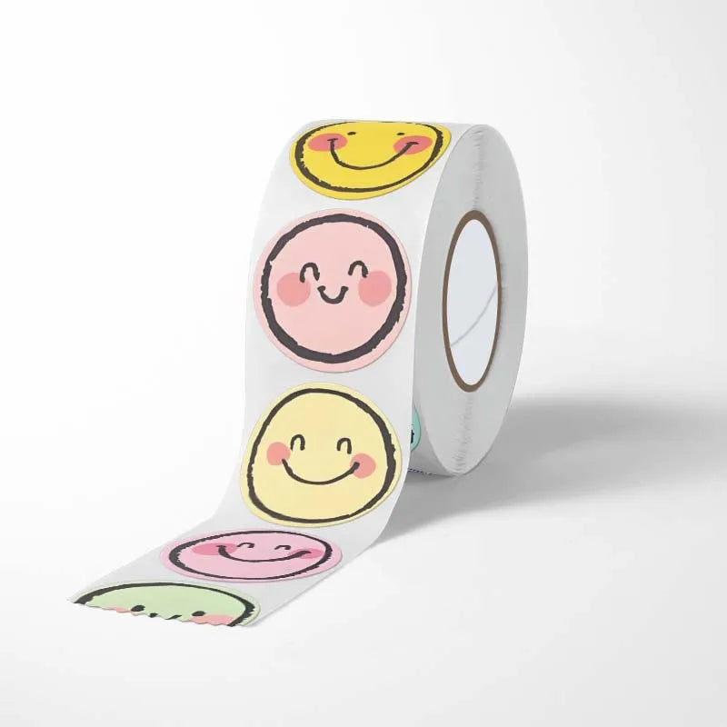 Cute Kids Reward Stickers — Self-Adhesive Classroom & Gift Labels