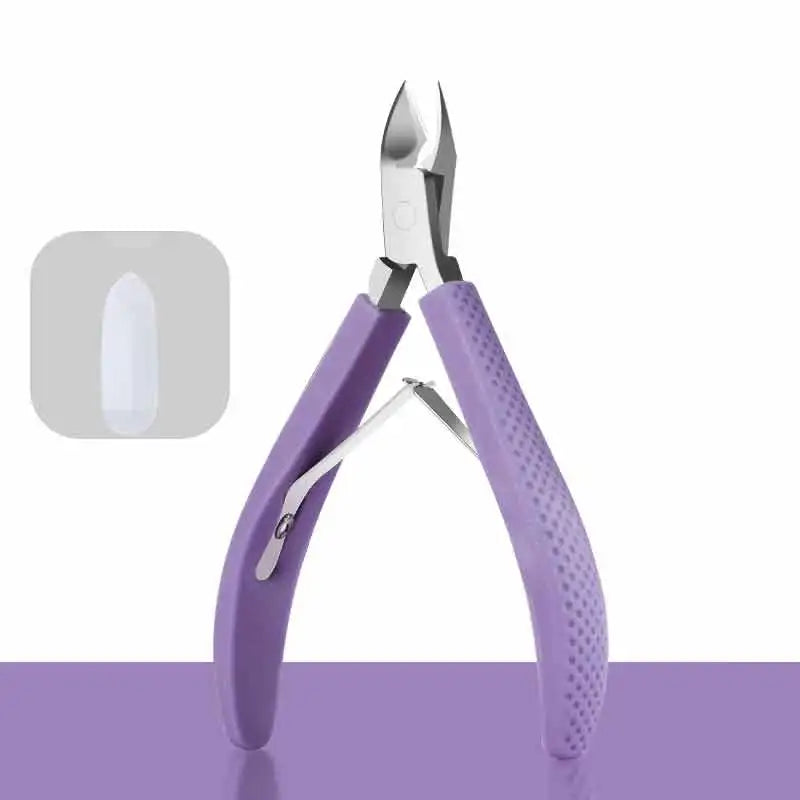 Stainless Steel Cuticle Nippers — Professional Manicure & Pedicure Tool