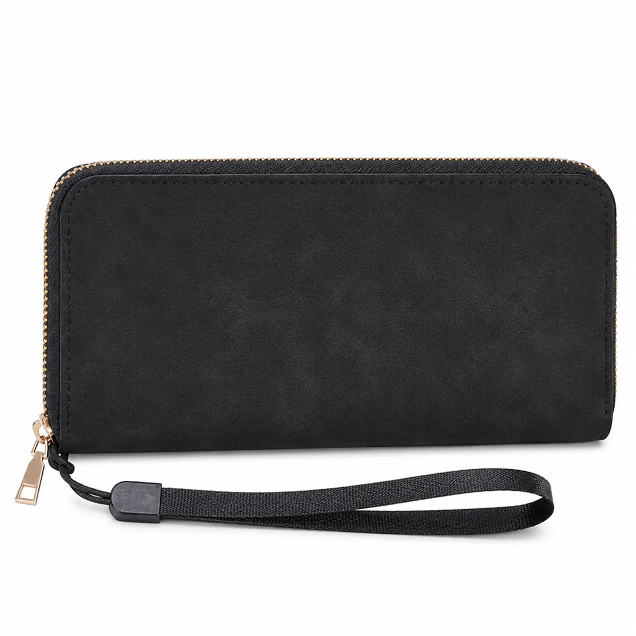 Long Zipper Clutch Wallet — Large Capacity Wristlet Handbag