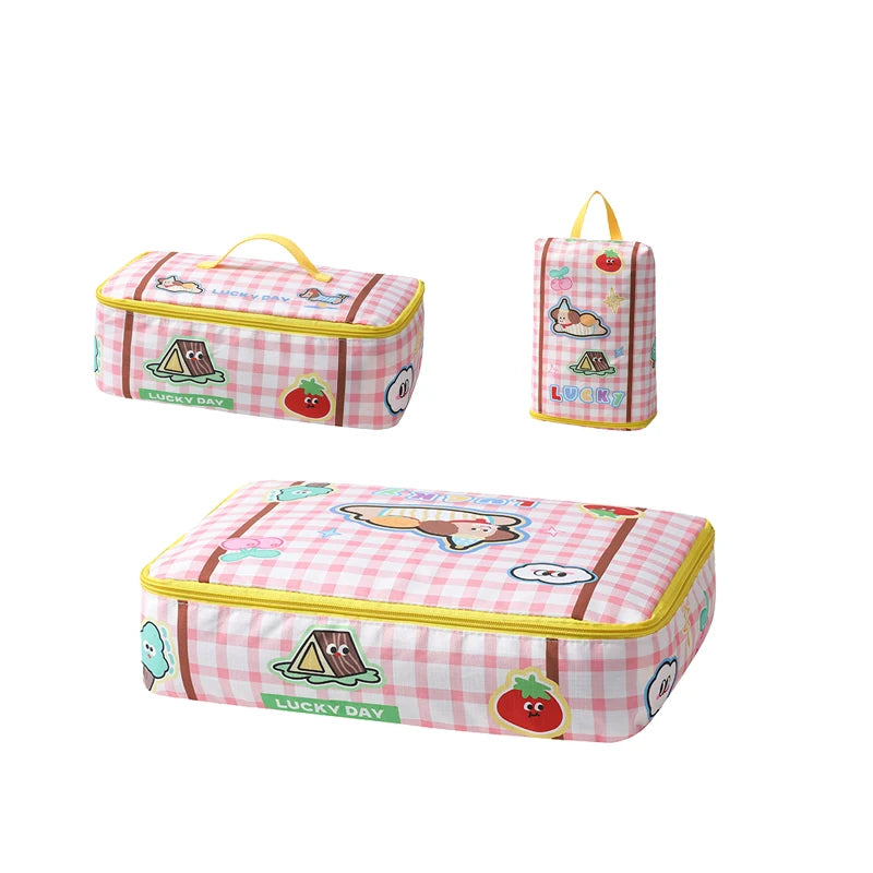 Portable Travel Storage Bag Set — Waterproof Clothing Organizer
