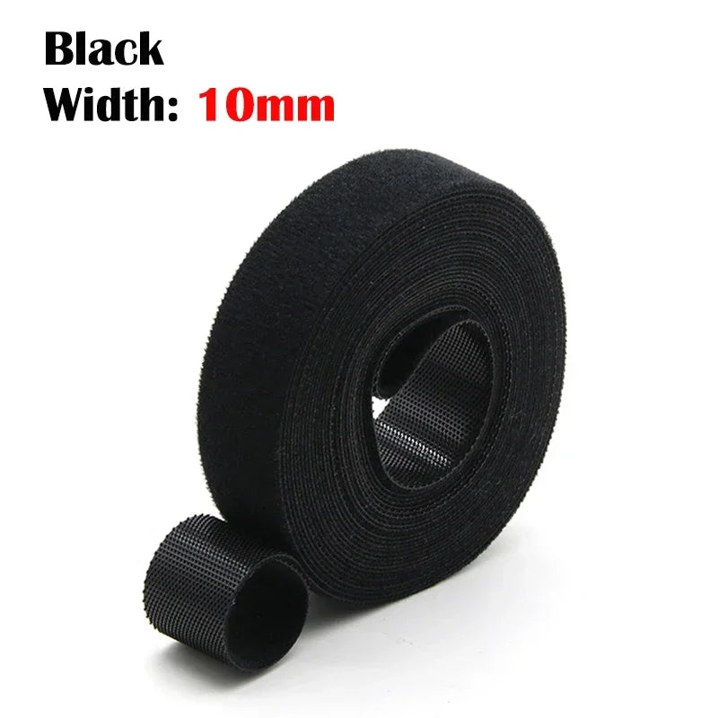 Reusable Nylon Cable Ties — Self-Adhesive Wire Management Straps