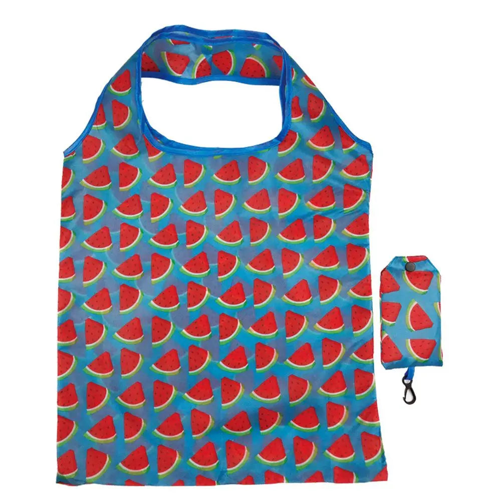 Large Foldable Reusable Shopping Bag — Heavy Duty Washable Grocery Pouch