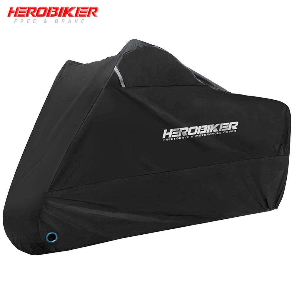 Waterproof Motorcycle Cover — All-Weather Dustproof & UV Protective Coat