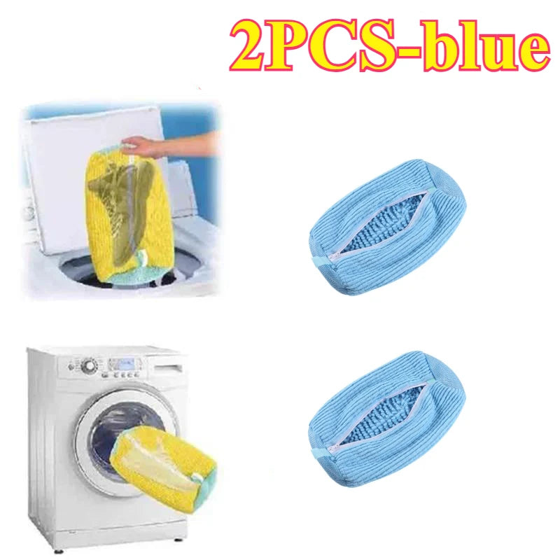 Machine Washable Shoe Laundry Bag — Durable Polyester Protector with Adjustable Strap
