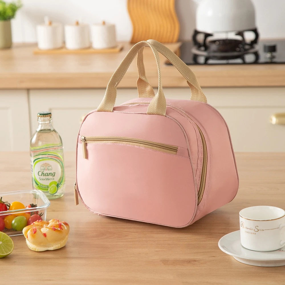 Insulated Lunch Bag — Thermal Bento Box Carrier for Work or School