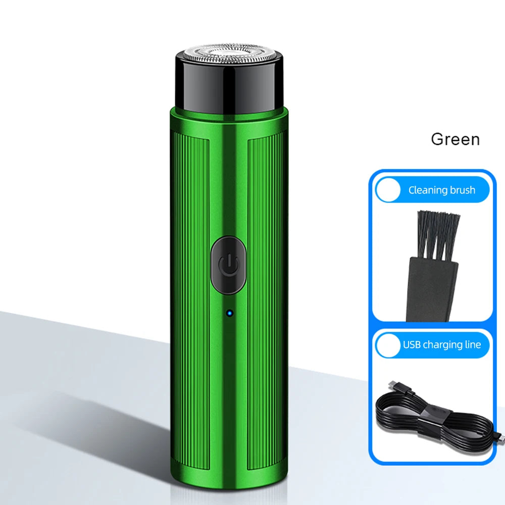 WITZIO Mini Electric Shaver — Portable Rechargeable Rotary Razor
