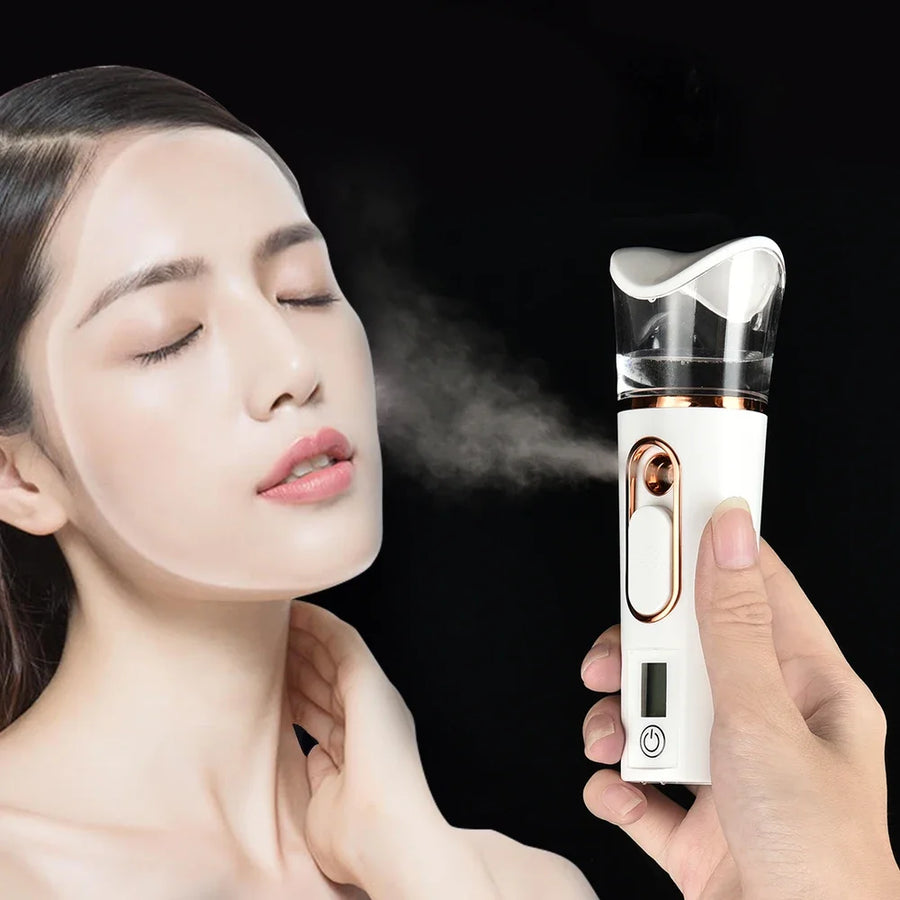 agdoad Portable Nano Facial Sprayer — USB Rechargeable Handheld Hydrating Steamer