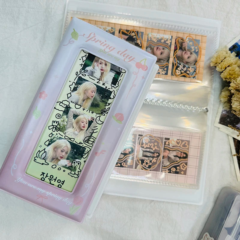 HarPaper Spring Photo Booth Album — 2x6 Inch Photo Strip Holder