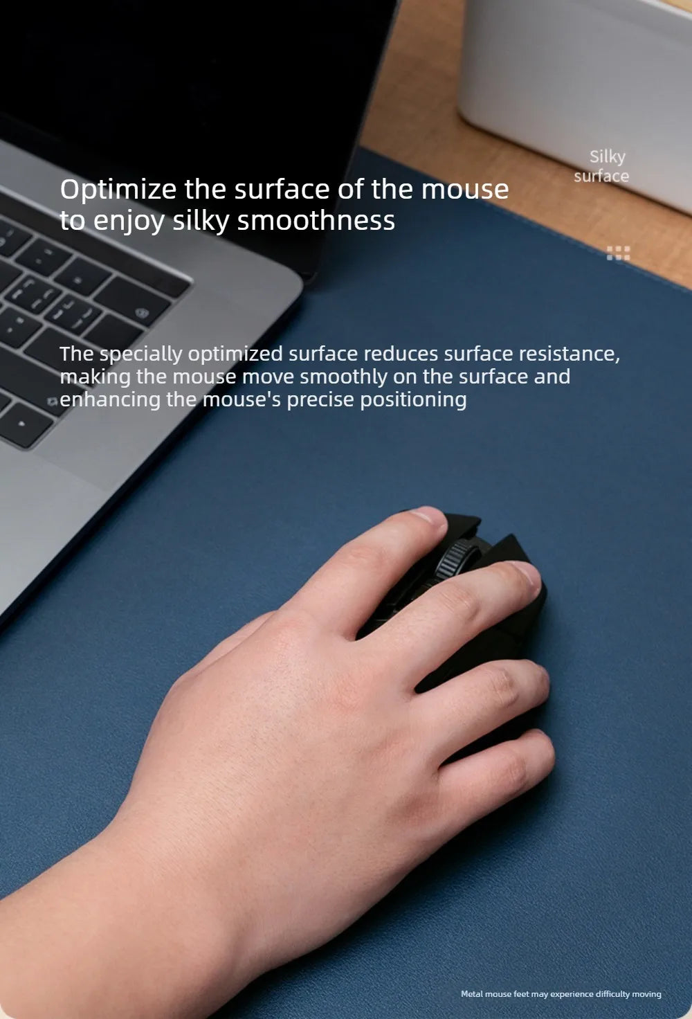 PU Leather Large Desk Mat — Waterproof Anti-Slip Desktop Pad