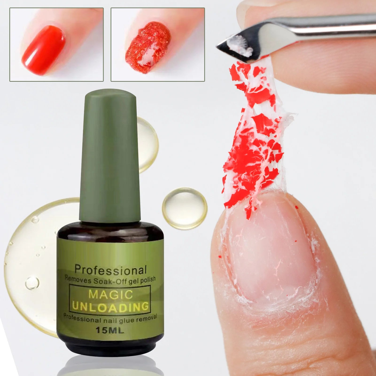 Gel Nail Polish Remover — Quick Soak Off Solution for Acrylics