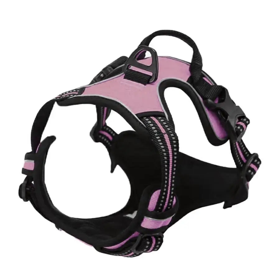 JTPAWS Adjustable No Pull Dog Harness — Reflective Vest with Front Clip