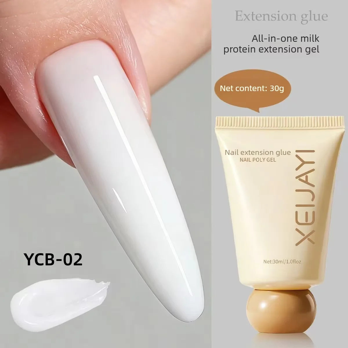 XEIJAYI Poly Gel Nail Extension Kit — Bubble-Free Builder Gel for Manicures