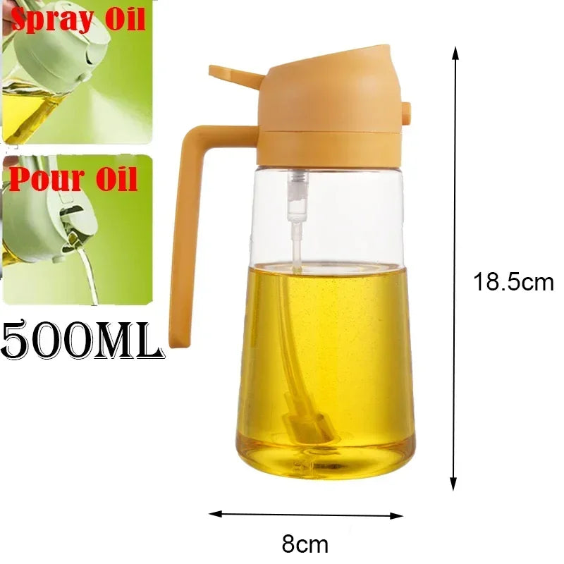woobrice 2-in-1 Oil Sprayer — Dual Spray and Pour Kitchen Dispenser