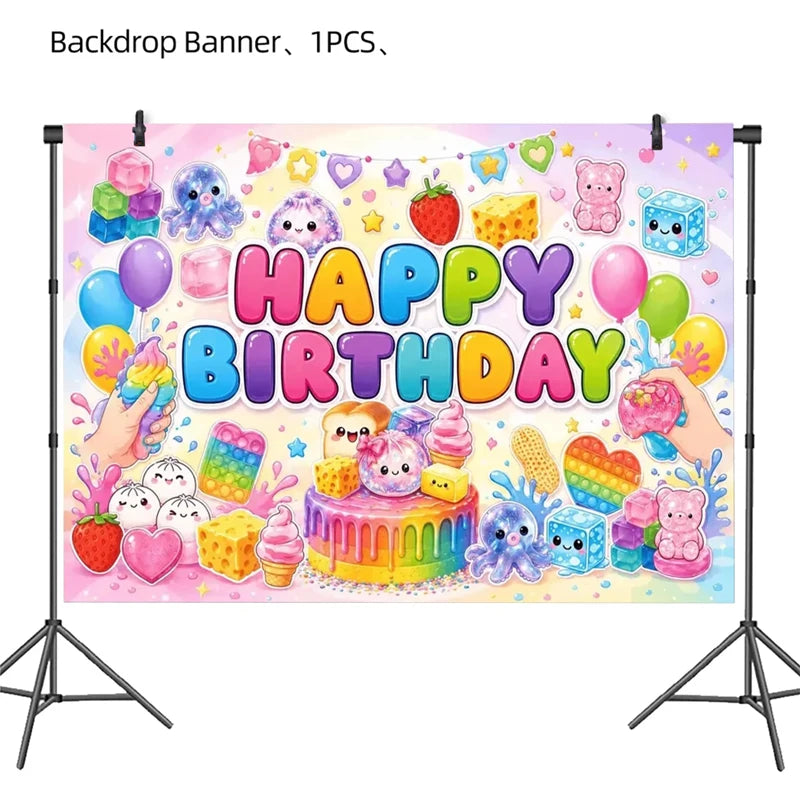 Dumpling Theme Party Decoration Set — Birthday Party Supplies & Favors