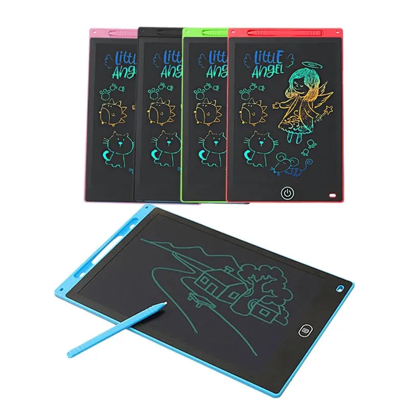 LCD Drawing Tablet — Colorful Erasable Doodle Board for Kids