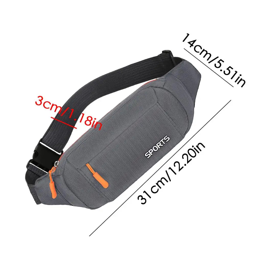Waterproof Running Waist Pack — Versatile Sports Belt for Travel & Fitness