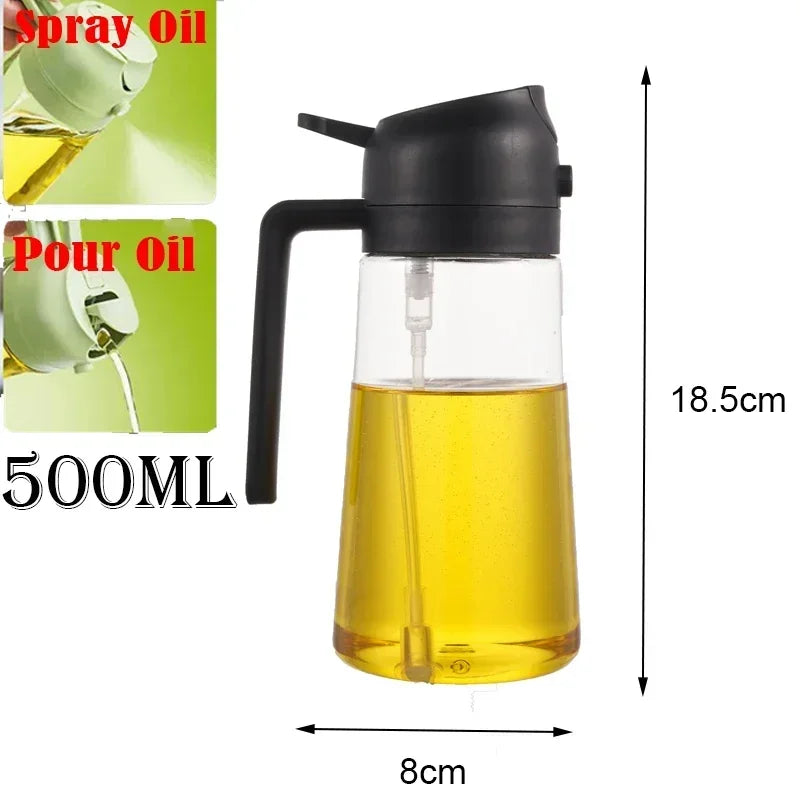 woobrice 2-in-1 Oil Sprayer — Dual Spray and Pour Kitchen Dispenser