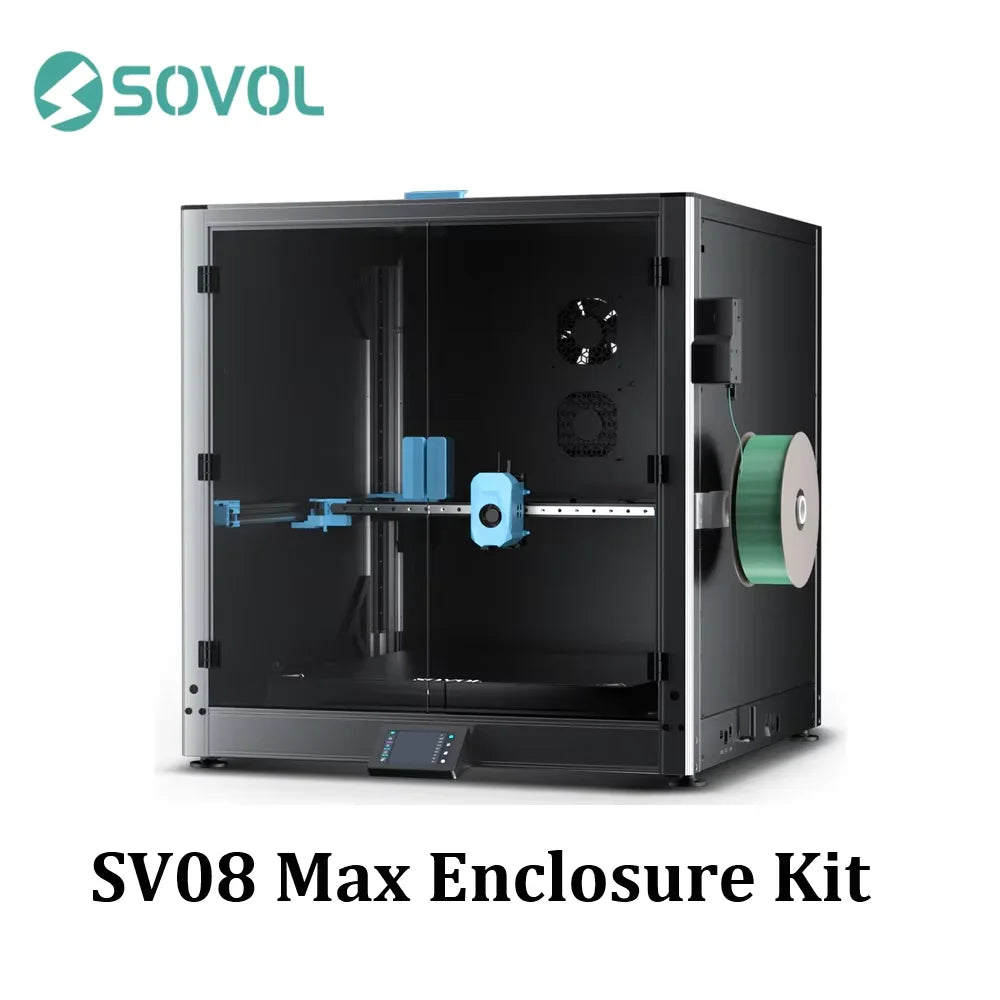 Sovol Metal and Tempered Glass Enclosure — Noise Reduction & Heat Control