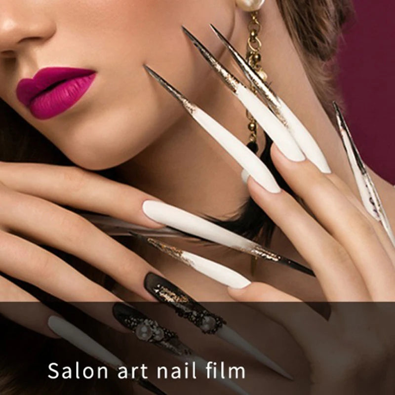 JCSYFAC Stiletto False Nail Tips — Extra Long Professional Nail Art Set