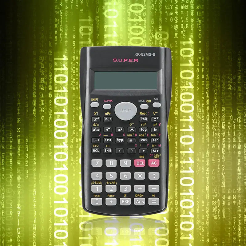 Ninth World Scientific Calculator — 240 Functions with Dual-Line LCD Display
