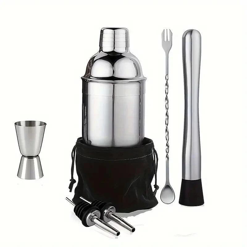 Upors Stainless Steel Cocktail Shaker — Professional Barware Mixer for Drinks