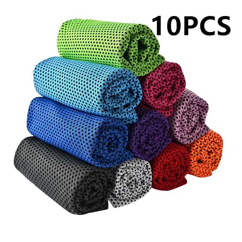 Microfiber Cooling Towel — Quick-Dry Ice Towel for Sports and Gym