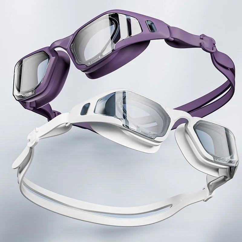Professional Swimming Goggles Set — Anti-Fog High-Definition Eyewear