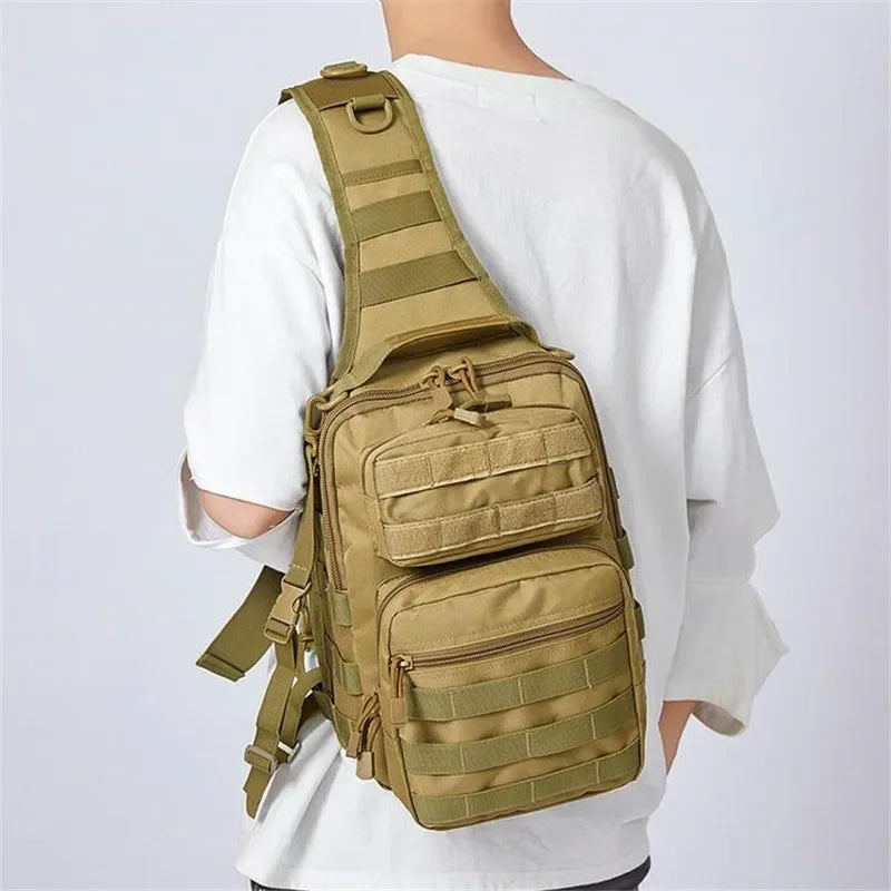 Tactical Chest Bag — Large Capacity Outdoor Crossbody Shoulder Bag