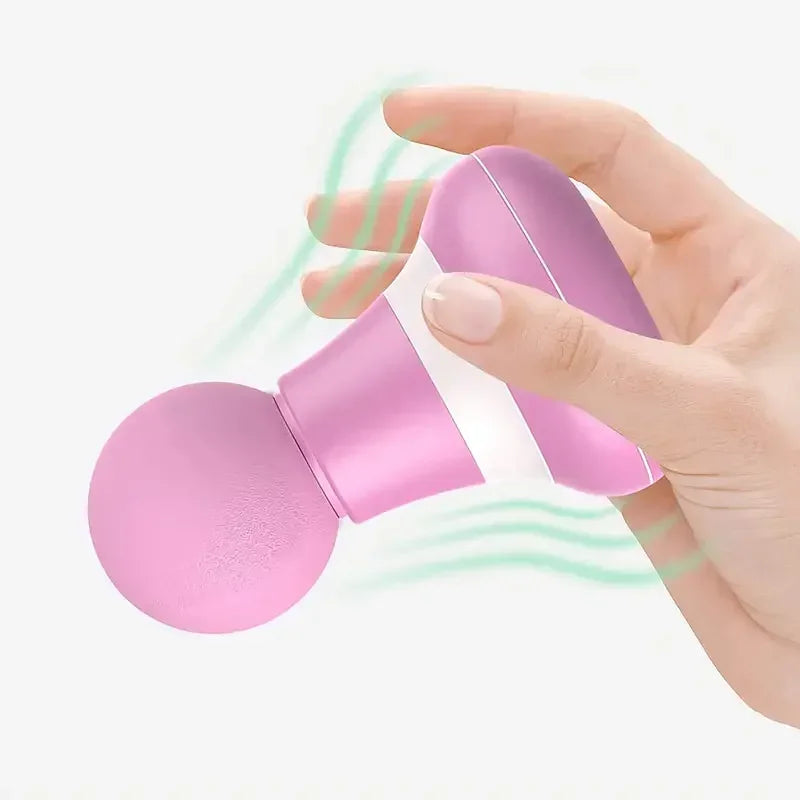 Portable Mini Massage Gun — Quiet Handheld Muscle Massager with 6 Speeds