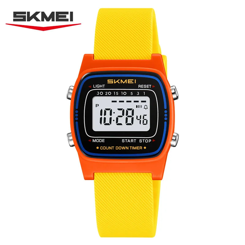 SANDA Digital Sport Watch — Waterproof Electronic Timepiece for Students