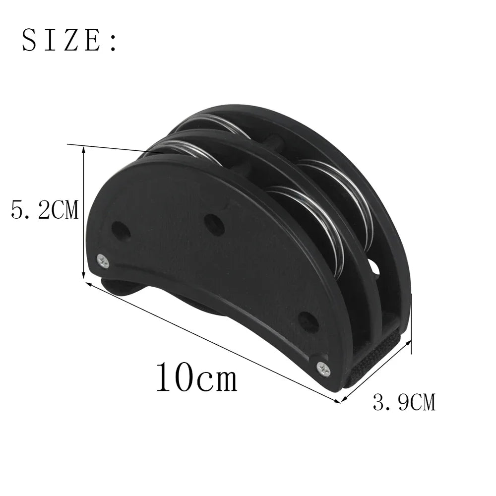 SHUFFLE Foot Tambourine — Elliptical Percussion Instrument for Cajon