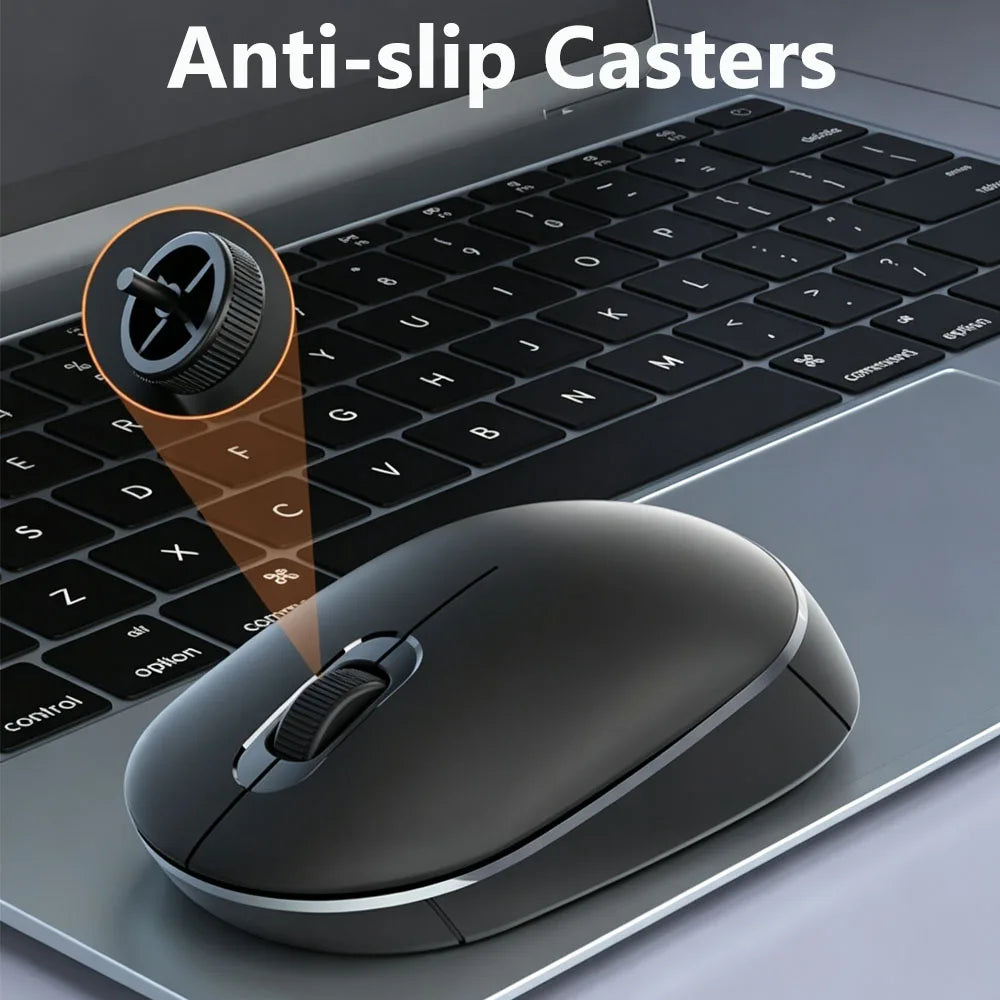 kebidumei Wireless Keyboard and Mouse Kit — Silent USB Combo for Office & Home