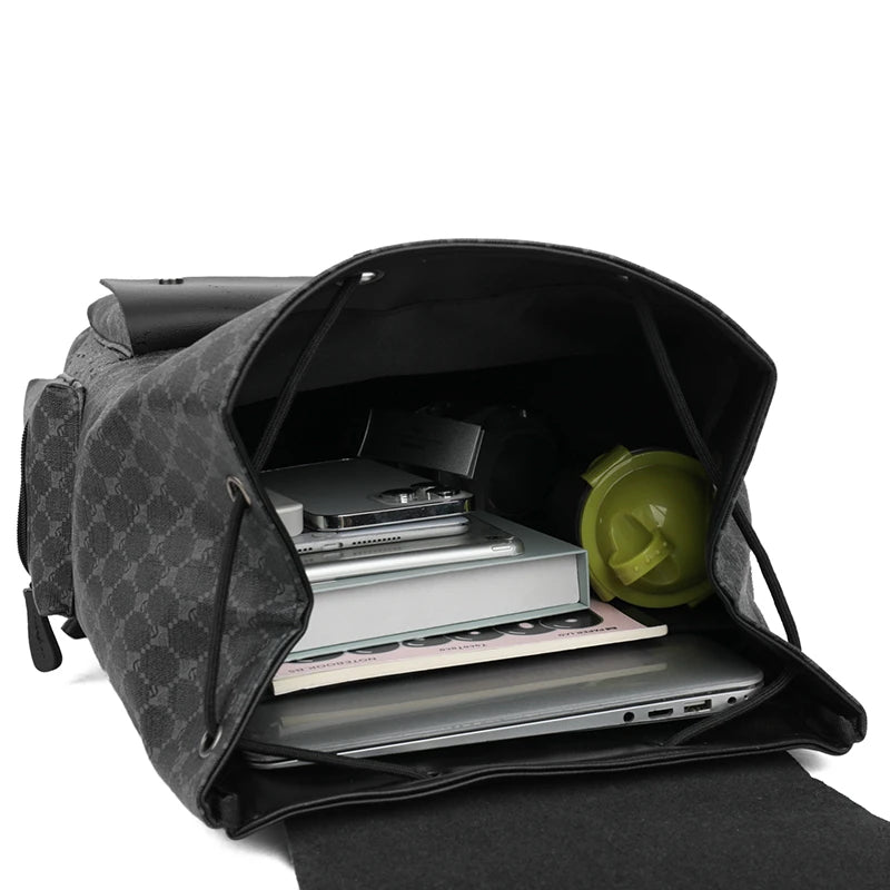 Multifunction Laptop Backpack — Stylish Daily Travel Bag, Black
