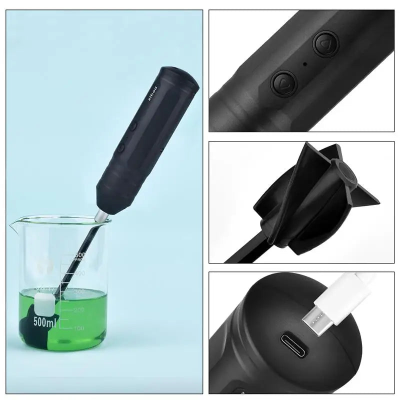 Electric Resin Stirring Rod — Portable Glue Mixer for Jewelry Making