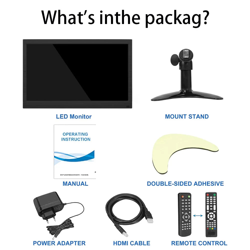 AISHICHEN Portable Computer Monitor — Multi-Interface Display for Gaming and Computing
