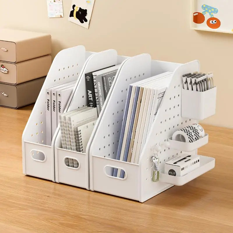 Modular Desk File Organizer — Multi-Tier Storage with Removable Boxes