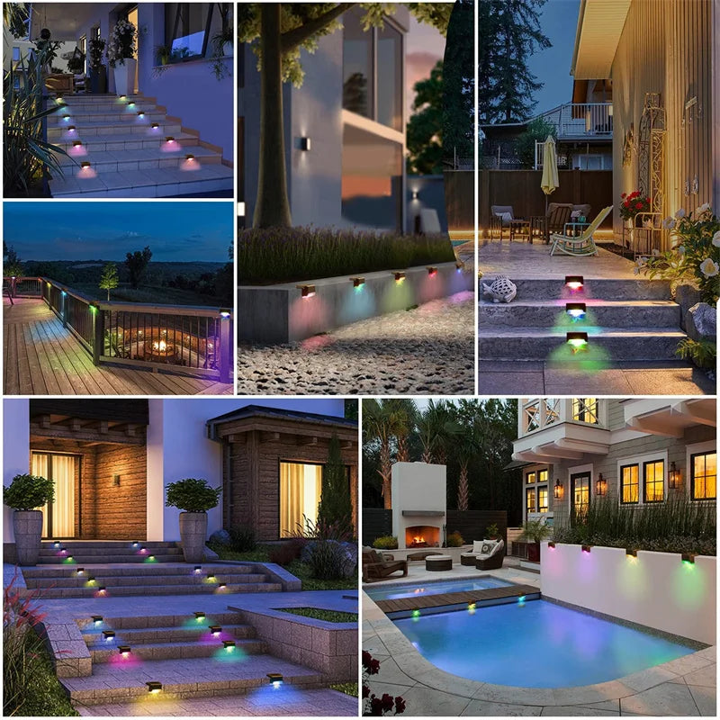IWP Solar Deck Lights — Waterproof LED Step Lights for Outdoor Decor