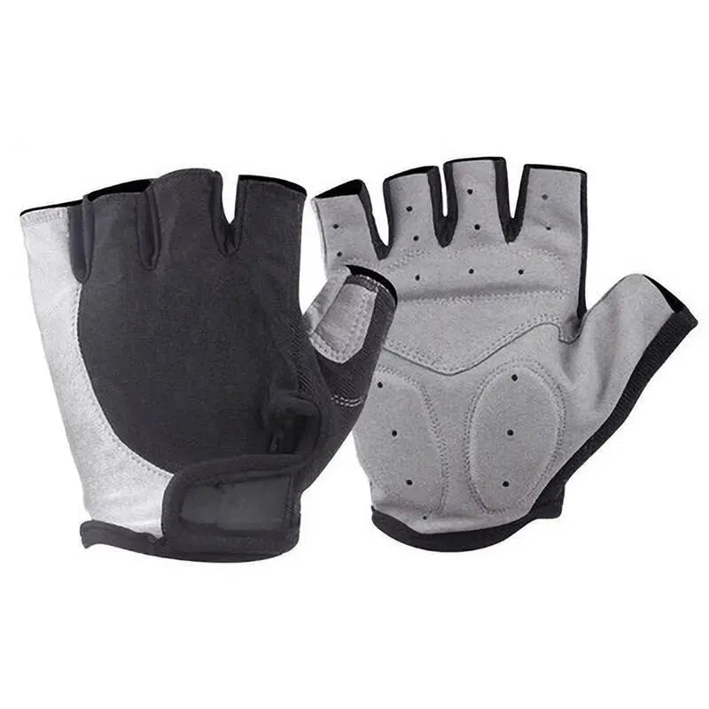 Half Finger Cycling Gloves — Breathable Anti-Slip Sports Mitts