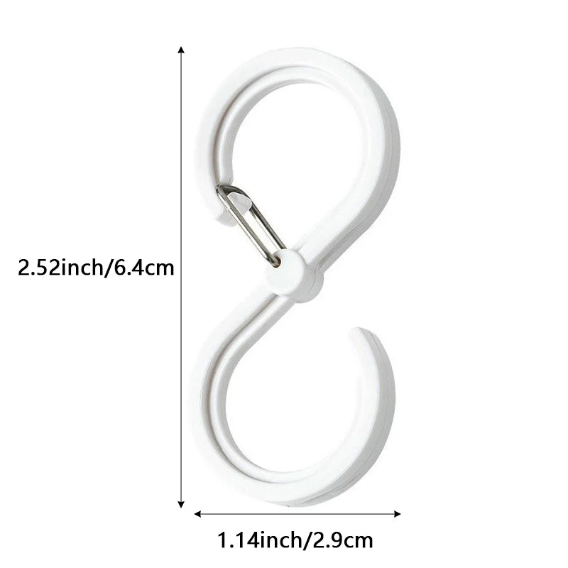 Multifunctional S-Shape Hanger Hooks — Durable Home & Kitchen Organizer