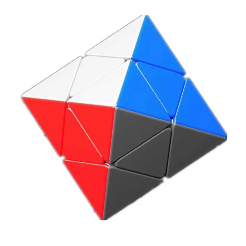 Rotating Octahedron Magnetic Magic Cube — Stickerless Brain Teaser Puzzle