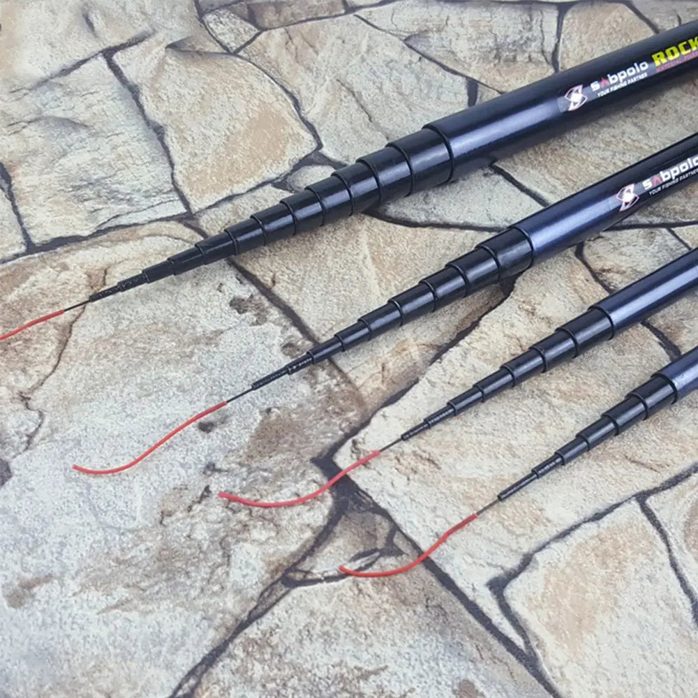 Ultralight Telescopic Fishing Rod — Portable Carbon Fiber Pole for Lakes and Streams