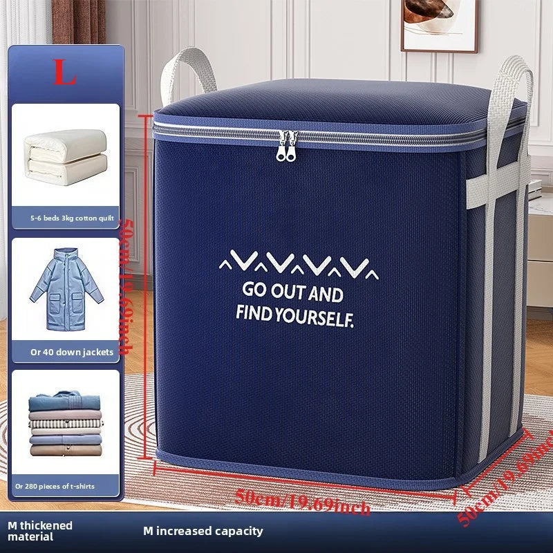 Extra Large Clothes Storage Bag — Reinforced Handle Organizer for Bedding