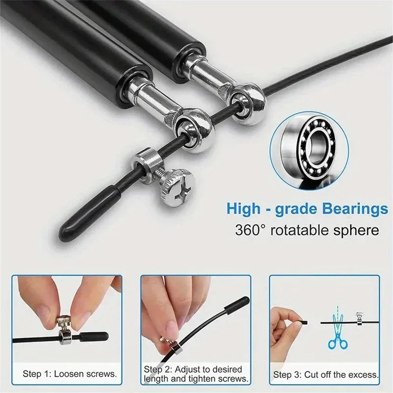 Professional Speed Jump Rope — High-Performance Fitness Training Tool
