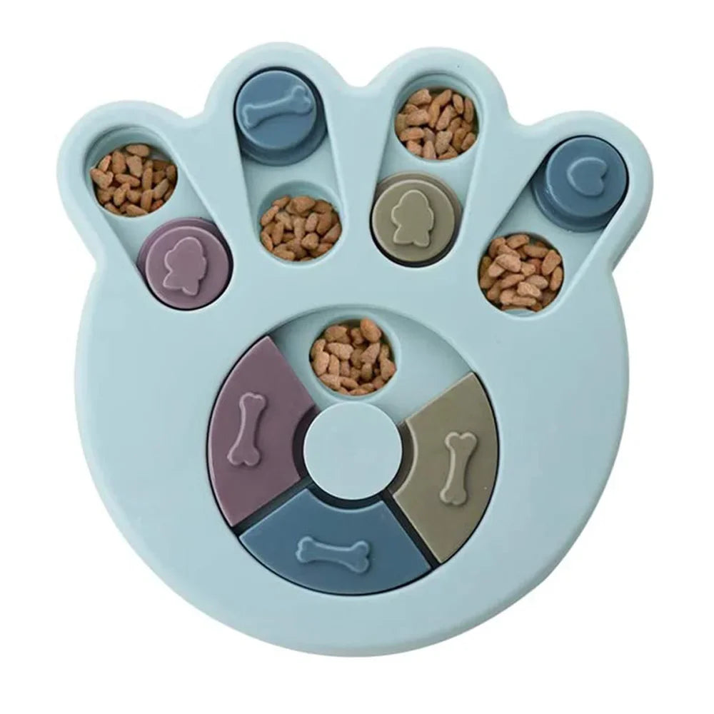 Interactive Dog Puzzle Slow Feeder — IQ Boosting Food Dispenser Bowl