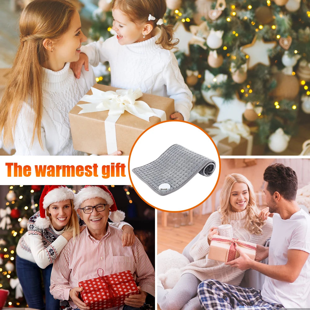 Hailicare Electric Heated Blanket Pad — Adjustable Temperature & Timer