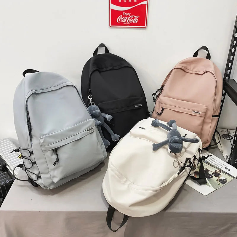 HOCODO Fashion Backpack — Large Capacity Nylon School Bag for Students